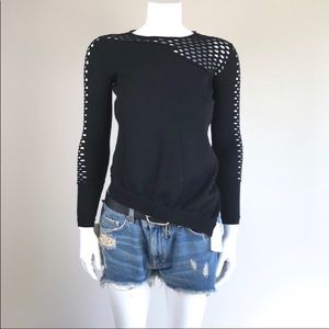 Alexander McQueen Black Wool Sweater